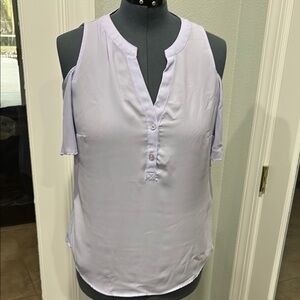 New York & Company SoHo Jeans Light Purple Sleeveless Blouse